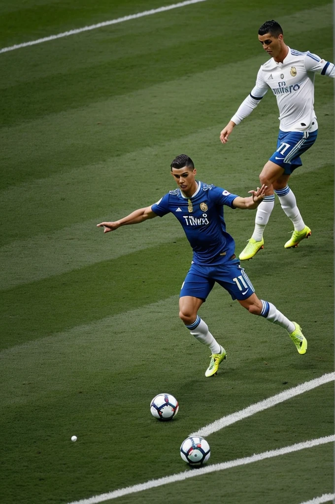 Cristiano Ronaldo shooting rabona