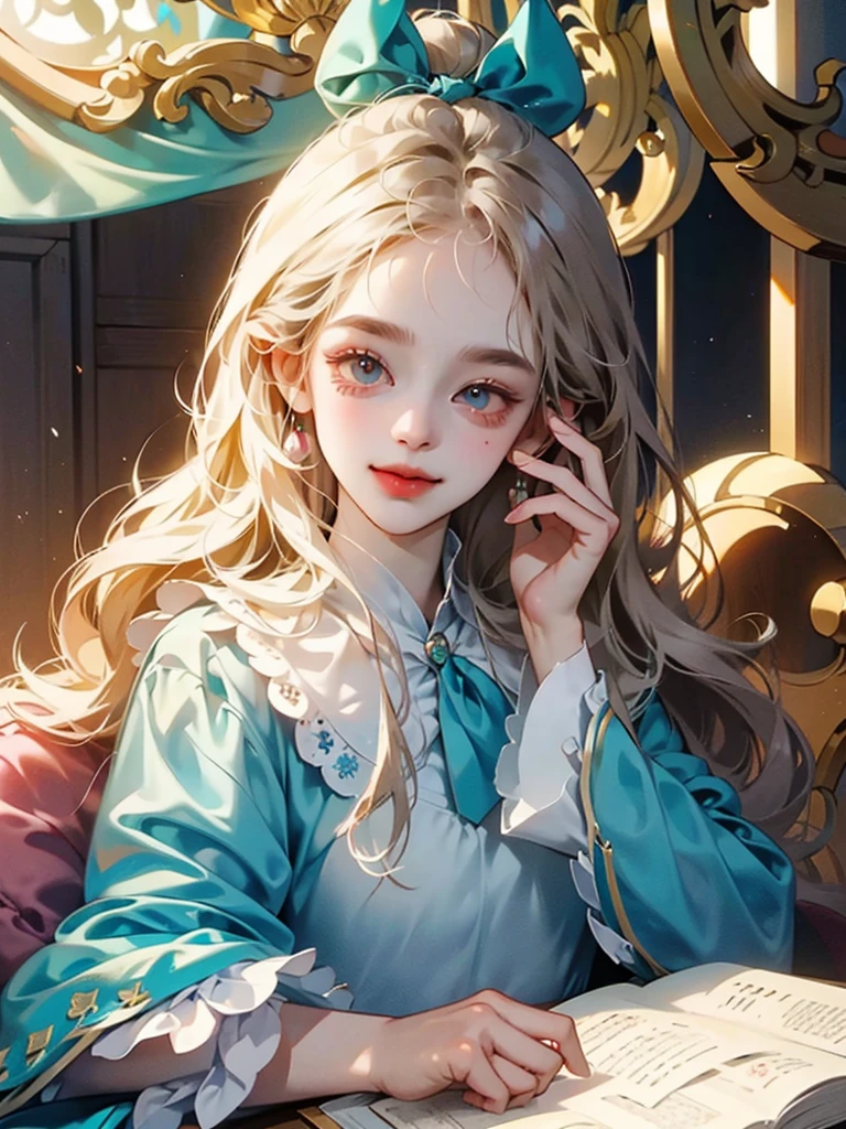 delicate　Big eyes　I have long hair　Cute girl　smile　Alice in Wonderland