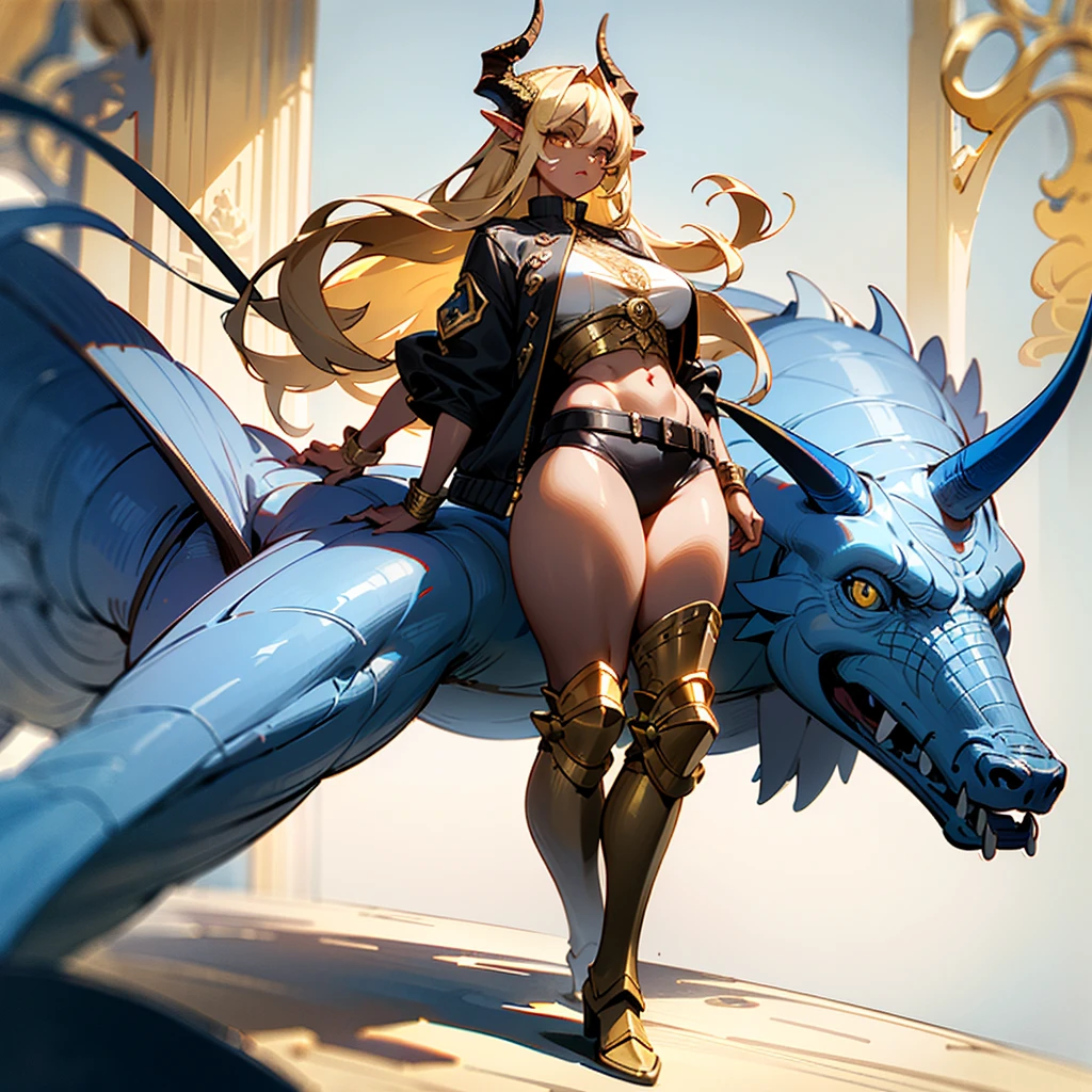 Pluto Warrior Bipedal Wyvern Radamandis Female Good figure Light skin Big breasts Peach buttocks Full body portrait, excited and visible nipples, sem calcinha , sem calcinha, middlebreasts, rosto humano