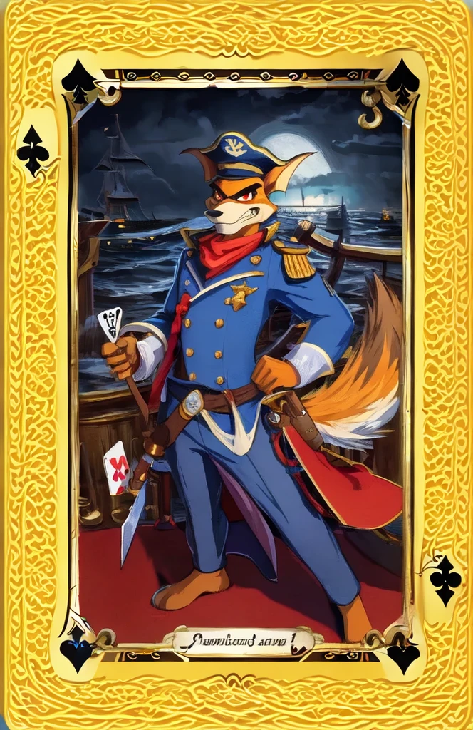 (((image designed as poker card)))

(((Jack of Spades)))
The border of card is adorned with (((spade patterns))) and (((letter "J"))).

BREAK, masterpiece, ((detailed background)), ((dynamic background)), 8K, (masterpiece:1.5), intricate details, highly detailed, extreme detail, octane render, unreal engine, anime art, best quality, highres, (detailed face:1.5), ((full_body)), UHD, (((perfect hands))), low light