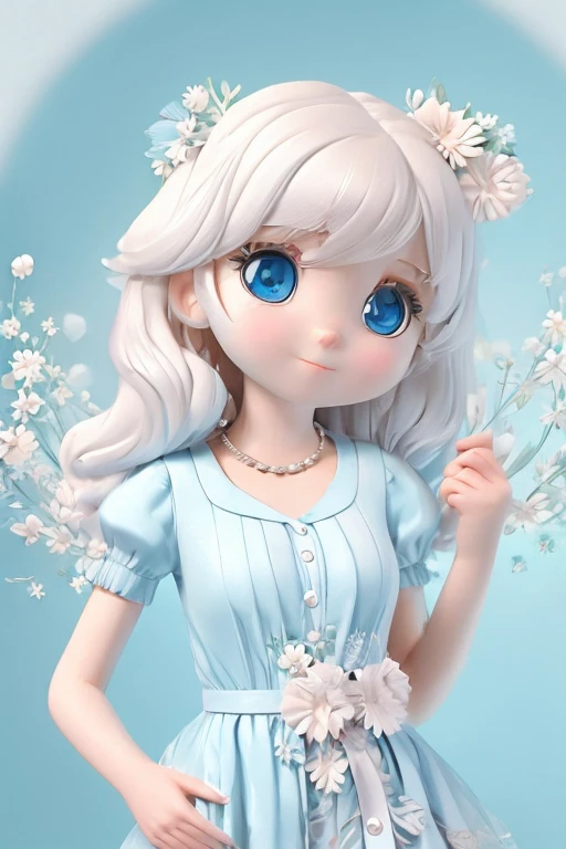 A woman with blue eyes and a pretty face wears a pink dress and dances with a dreamy expression as if she is dreaming. Upper body close-up angle, clear resolution, cinematic lighting, clear picture quality, realistic atmosphere, bright theme, surreal atmosphere, detailed details, 8k high resolution, best quality,