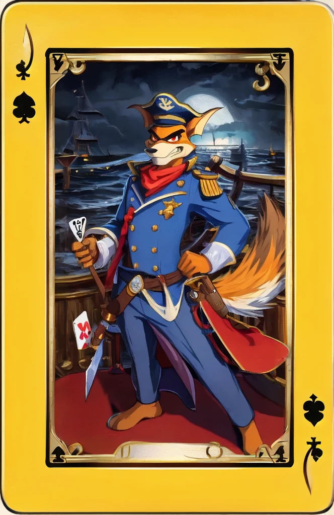 (((image designed as poker card)))

(((Jack of Spades)))
The border of card is adorned with (((spade patterns))) and (((letter "J"))).

BREAK, masterpiece, ((detailed background)), ((dynamic background)), 8K, (masterpiece:1.5), intricate details, highly detailed, extreme detail, octane render, unreal engine, anime art, best quality, highres, (detailed face:1.5), ((full_body)), UHD, (((perfect hands))), low light