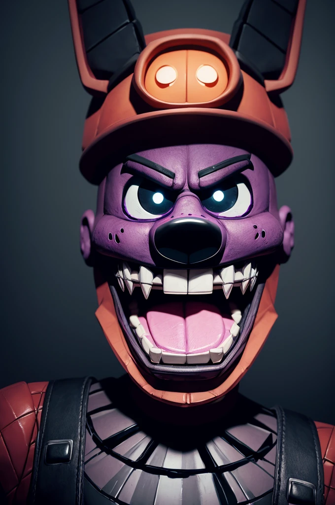 and Freddy the five night at's freedy's hugging while smiling inside a pizzeria