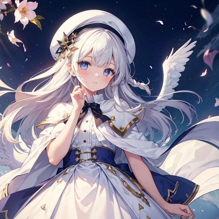 Spirit Fantasy Masterpiece, highest quality, high resolution, one girl, Celia Claire, white capelet, beret