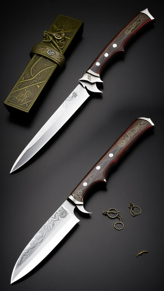 It has an enchanted knife-like shape and exudes a mysterious aura, and its sharpness is outstanding.