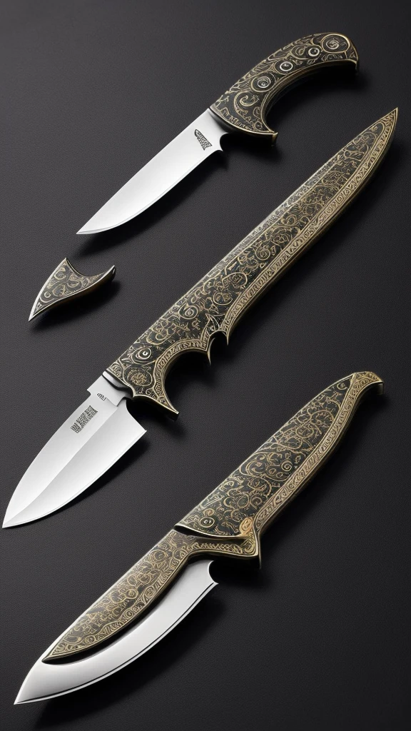 It has an enchanted knife-like shape and exudes a mysterious aura, and its sharpness is outstanding.

