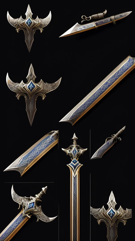 It has the shape of a demonic short sword with a mysterious aura and a knife-like design that is extremely sharp.