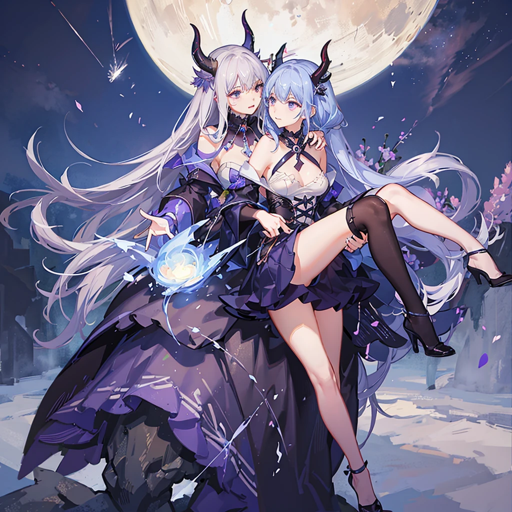 10th Generation,A beautiful woman,Beautiful breasts,Moe,Succubus,bat wings on the back,,Goat horns on the sides of the head,Stars and Stripes front tie bikini top,Cowhide jacket,Denim tight skirt,Ten-gallon hat,Golden long hair,blue eyes
