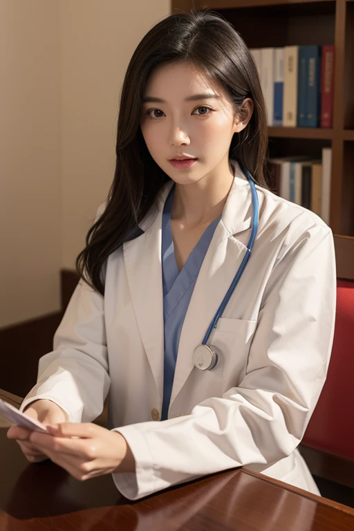 Let’s express an Oriental medicine doctor, an Asian doctor, like a picture.