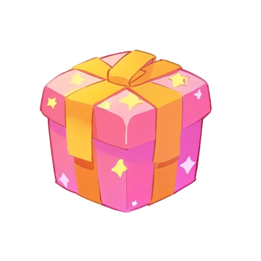 masterpiece,best quality,ultra-detailed,icon,gift box,<lora:æèµicon:0.7>,