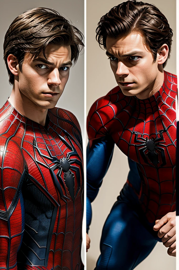 Metamorphose (transformation) from Peter Parker to spider Man 