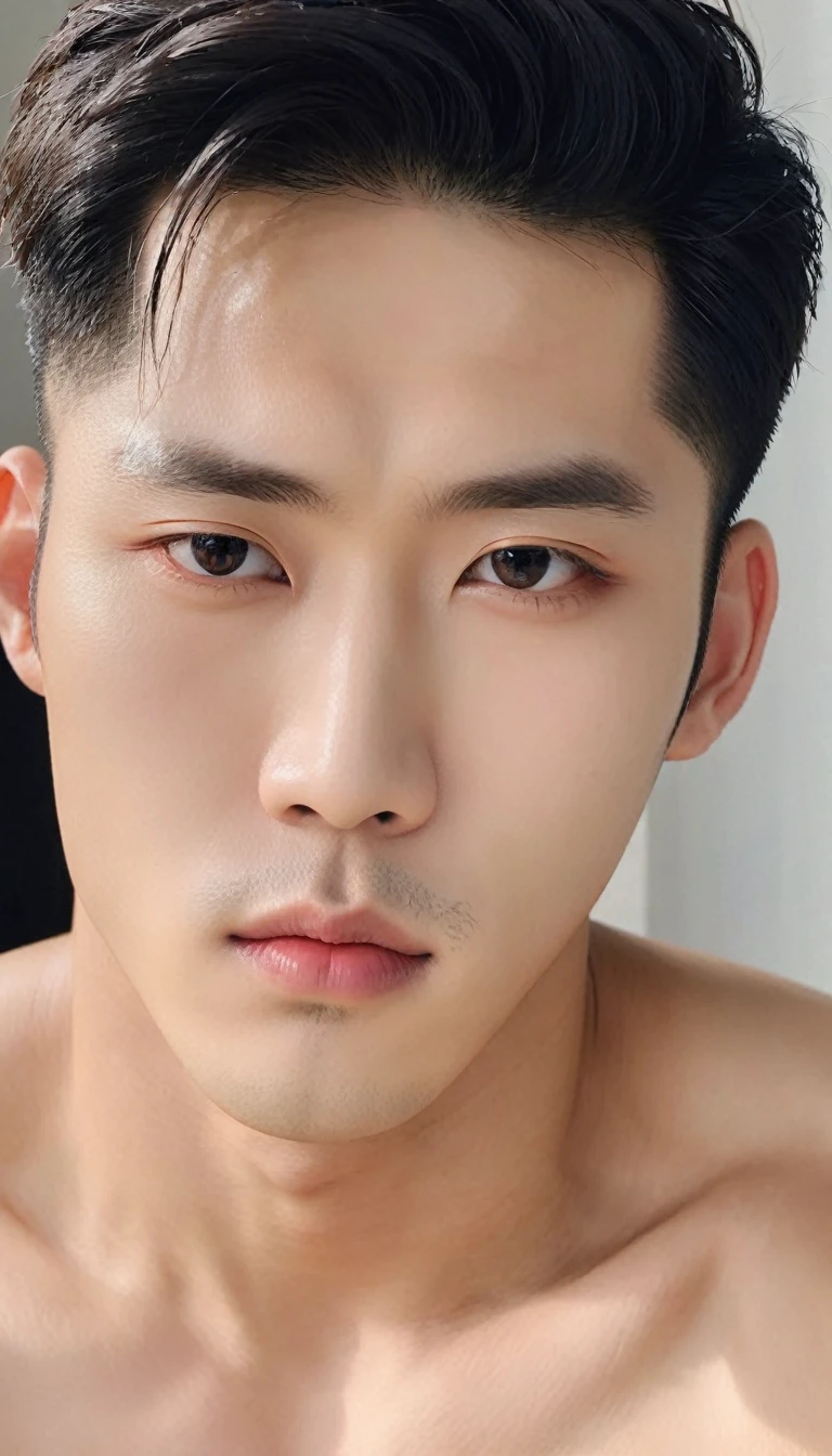 He looks like Sekiguchi Mendy and is strong.、The double eyelids are clear、Asian man with thick lips