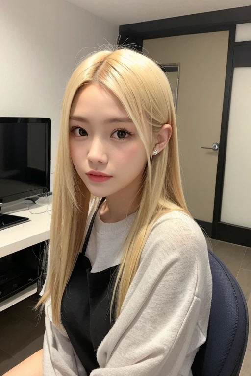 Please make me blonde。