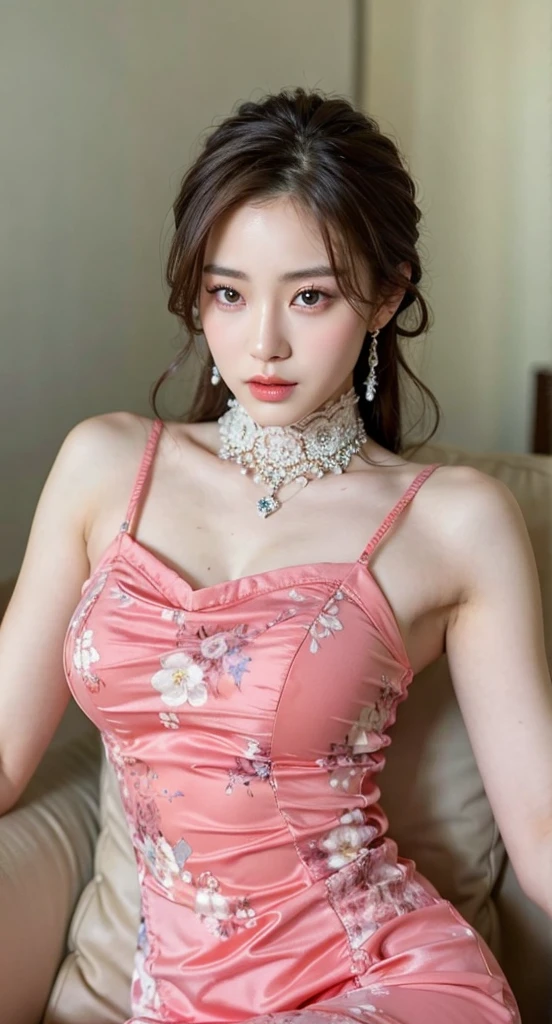 a close up of a woman in a pink dress sitting on a couch, gorgeous chinese model, beautiful south korean woman, gorgeous young korean woman, beautiful young korean woman, beautiful asian girl, korean girl, yanjun chengt, xintong chen, chinese girl, korean woman, jinyoung shin, cheongsam, beautiful asian woman, chinese style, wenfei ye.
Masterpiece, ultra detailed, realistic, photo realistic, high detail RAW color photo, professional photograph, extremely detailed, finely detail, lens flare, Dynamic lighting, 8K, RAW Photo, Best High Quality, Masterpiece: 1.2, Ultra HD: 1, High Detail RAW Color Photo, Pro Photo, Realistic, Photo Realistic: 1.5, Live Photo, Super detailed, Masterpiece, Real Skin, Realistic Skin, Realistic HD Eyes, Highly detailed Eyes, Perfect Eyes, Perfect face, Perfect fingers, extremely detailed face, extremely detailed eyes, extremely detailed skin, perfect anatomy.