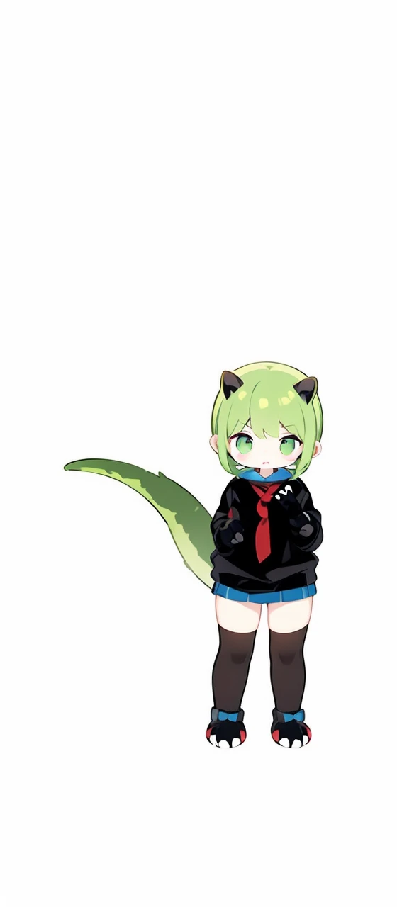 curious expression, hands up making claws