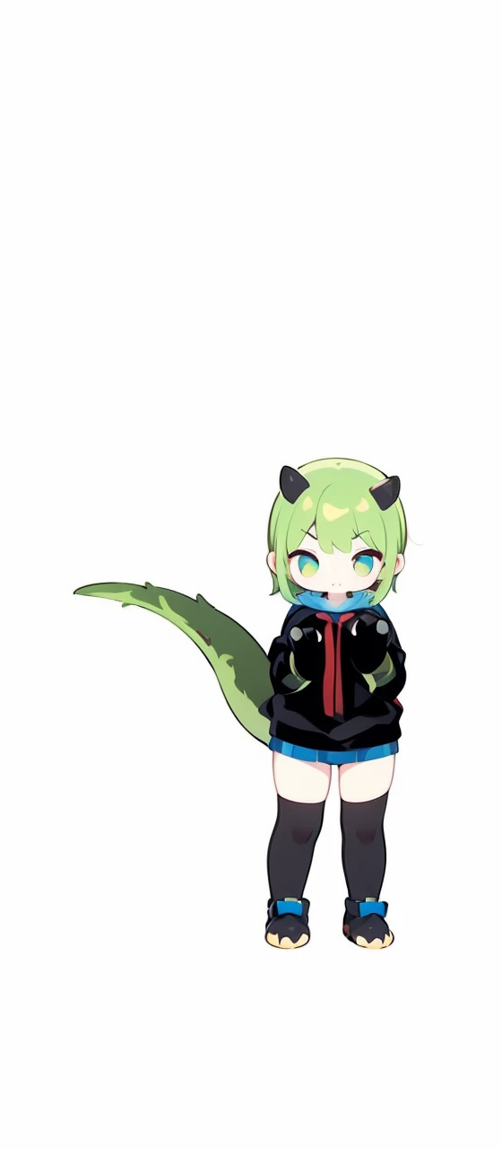curious expression, hands up making claws