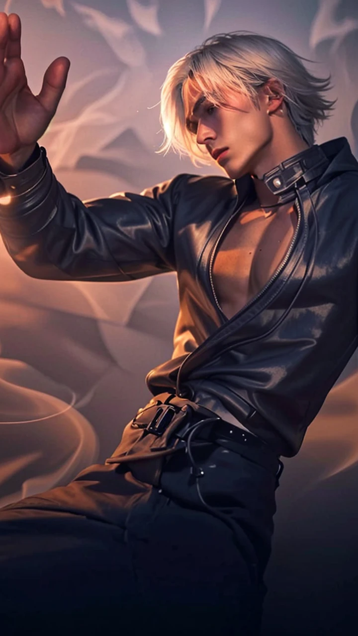 (masterpiece:1.21),(bestquality:1.21),8k,high detailed,ultra-detailed,photography,award winning,documentary,Original Photo,Realisticity,solo,Studio lighting,High resolution scan,physically-based rendering,Cinematic Lighting,award winning work,depth of field,(low saturation:1.3),(1boy;1.4:1.1),a male,male focus,silm,Asian,handsome face,Well-Proportioned Hands,Real Skin Texture,White Marble Glowing Skin,model,thick eyebrows,(random_color_ Fashion_clothing:1.45),(random colo background:1.1),close-up view,(random stylish pose action:1.1),(portrait:1.22),Short Haircut