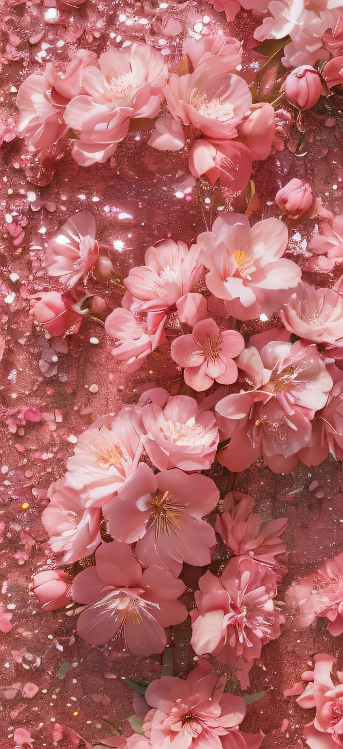 pink,flower,shining