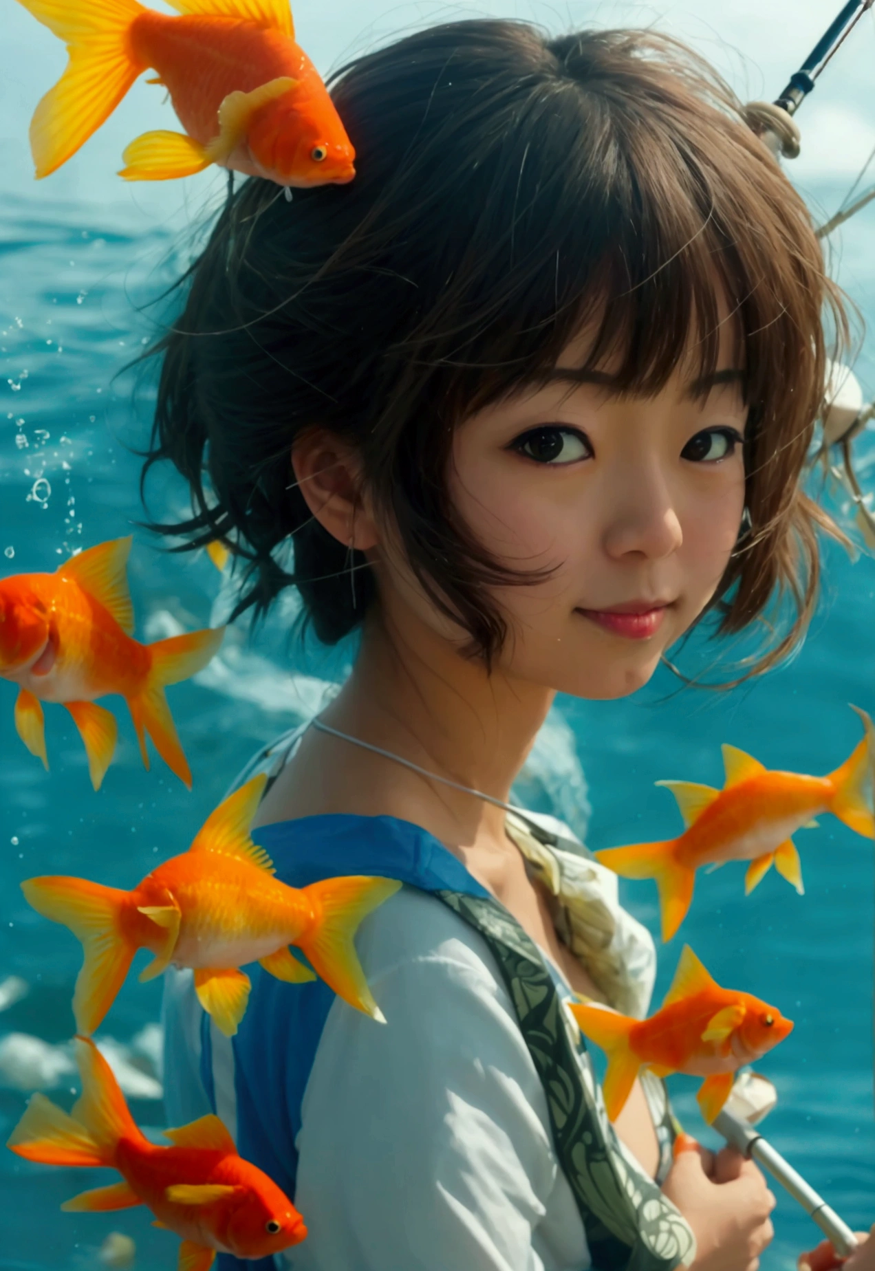 Japan、fish、Fishing、Like a photograph