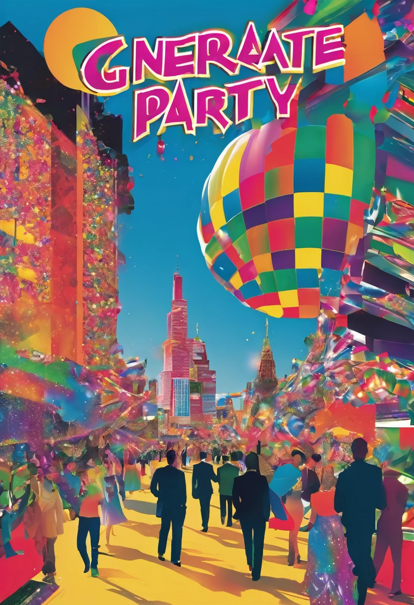 Generate a party album cover