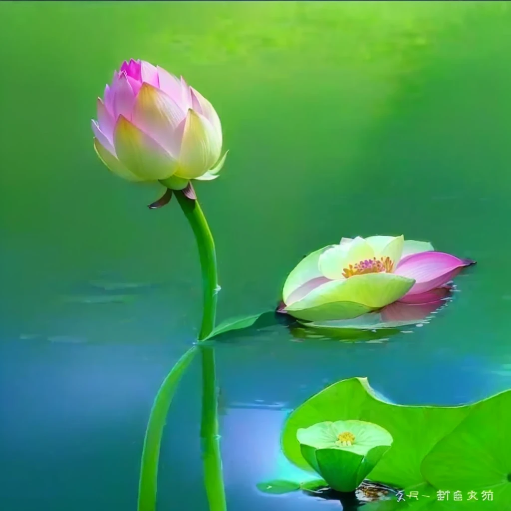 there are two lotus flowers that are blooming in the water, lotus flowers, lotuses, bud, Beautiful flowers, lotus flower, Beautiful nature, Wallpaper HD beautiful, Very beautiful photos, with lotus flowers, lotus petals, Beautiful flowerss, lotus flowers on the water, Beautiful iPhone Wallpapers, really Beautiful nature, Amazing wallpapers, lotus, Beautiful flowerss growing, bud
