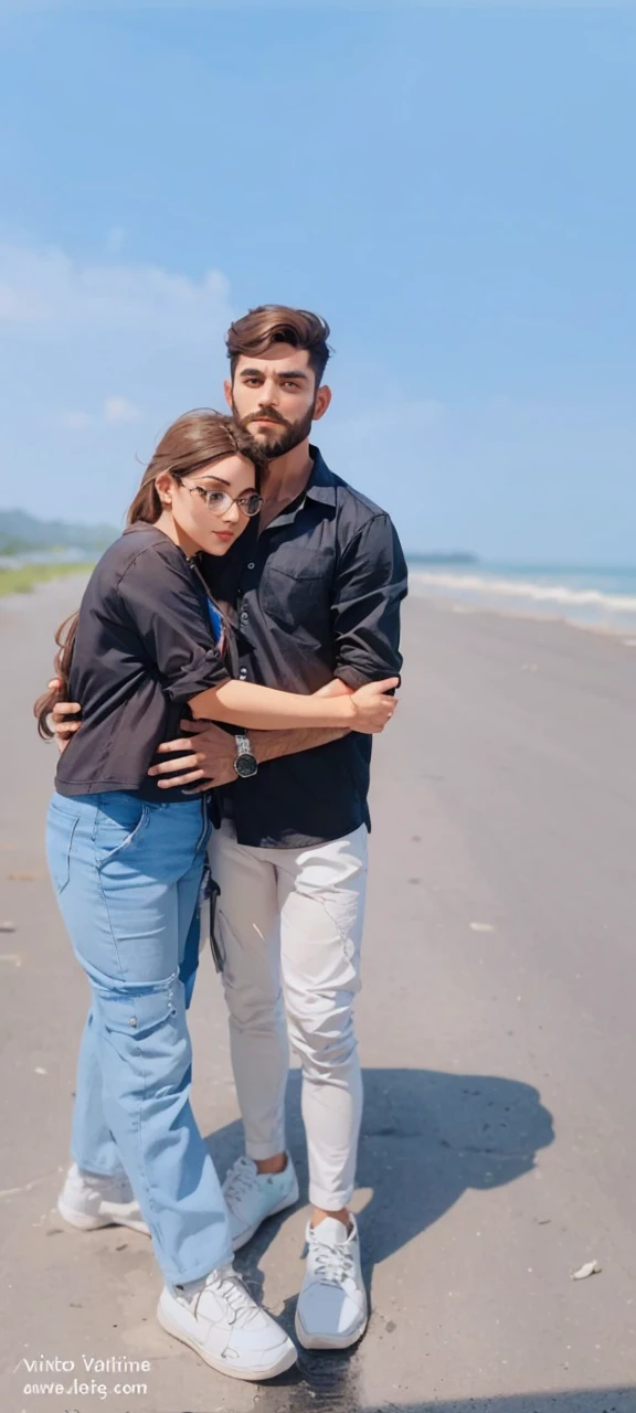 Homme aux cheveux mi-longs attachés avec une barbe de taille moyenne portant des lunettes et une blouse blanche assis à une table fumant une pipe
