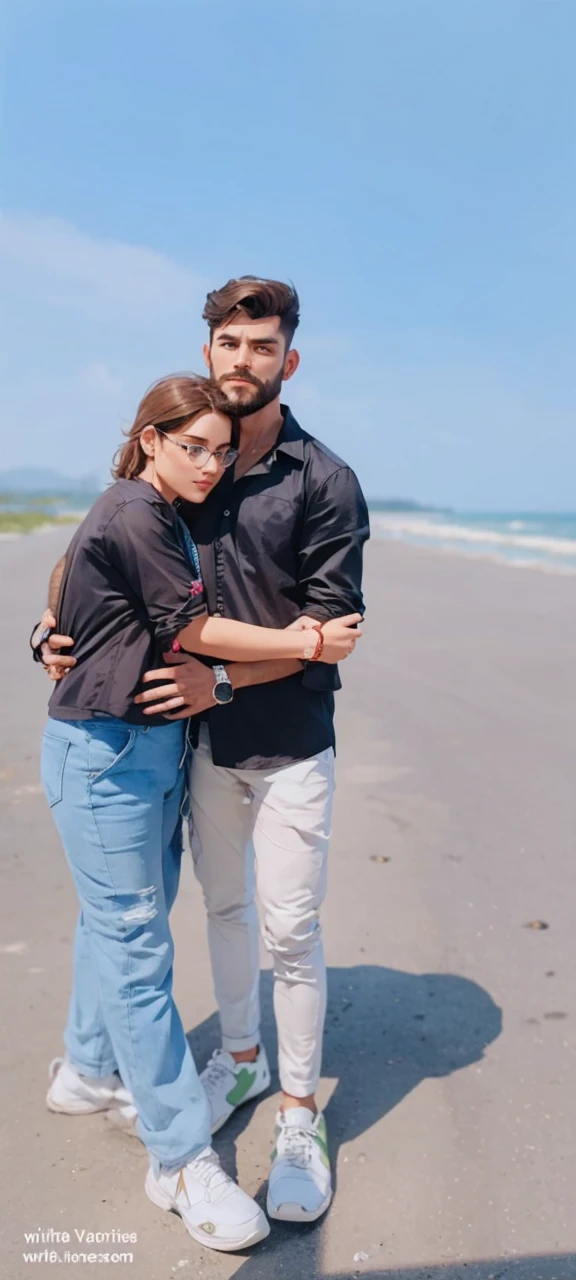 Homme aux cheveux mi-longs attachés avec une barbe de taille moyenne portant des lunettes et une blouse blanche assis à une table fumant une pipe