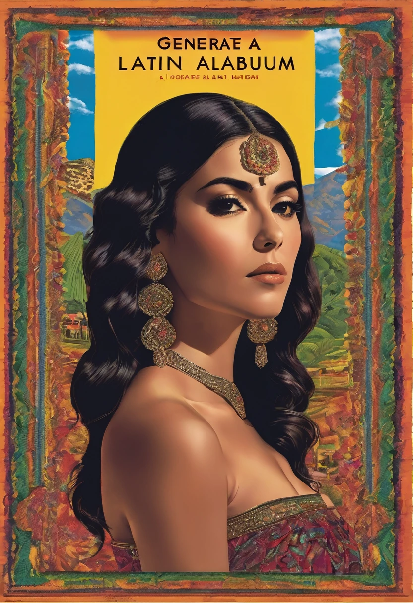 Generate a Latin album cover