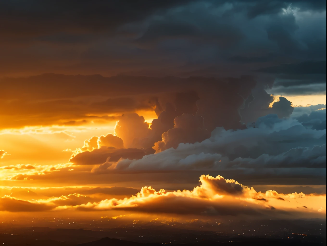 a beautiful cloudy sky,dramatic clouds,fluffy clouds,wispy clouds,golden hour lighting,sunlight streaming through clouds,highly detailed,photorealistic,8k,hyper detailed,cinematic lighting,ethereal atmosphere,serene landscape,calming color palette,soft focus