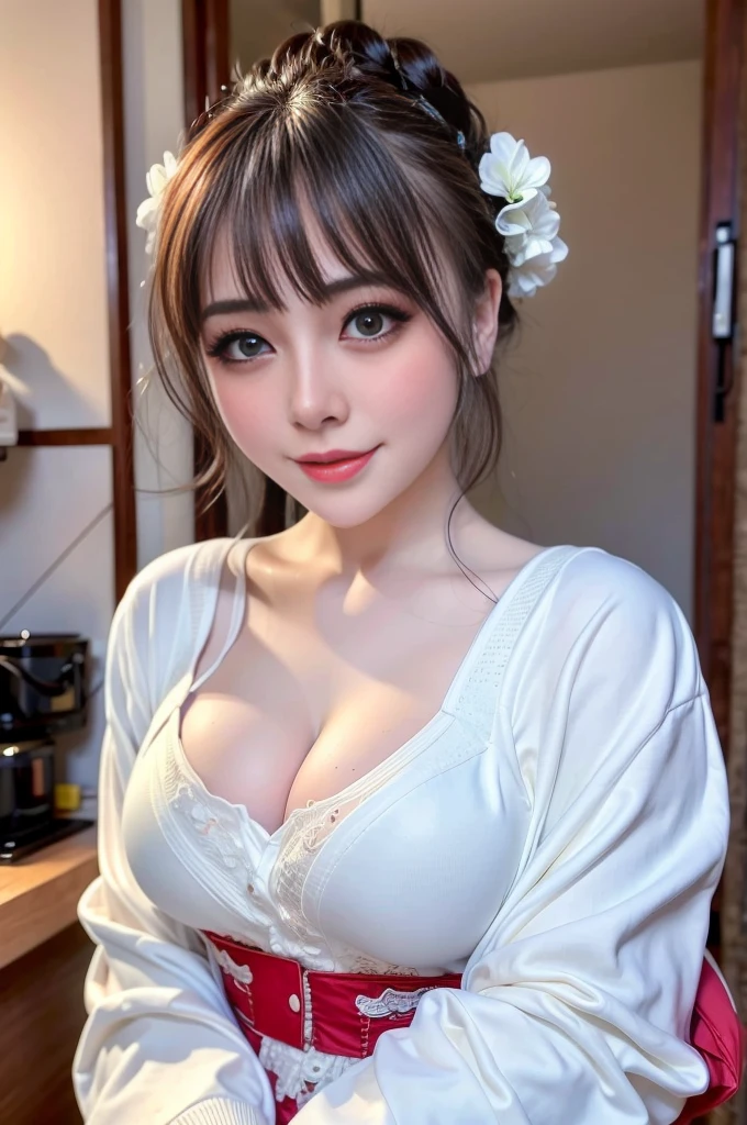 Best Quality, Ultra High Definition, (Photorealistic:1.4),Sunset Light, Korean Women, Detailed Photo, Smiling, Sexy, Black Shirt, Facing Camera, Close-up (Masterpiece: 1.3), (8K, Photorealistic, Best Quality: 1.4), (1girl), Beautiful Face, (Realistic Face),Beautiful Hairstyle, Realistic eyes, beautiful detail eyes, (realistic skin), beautiful skin, (sweater), absurd, attractive, ultra high resolution, ultra realistic, high definition, golden ratio,Good hands、10、high-reaster-piece、highest quality、head:1.3、((Hasselblad photo))、Fine Skin、crisp focus、(Light like a movie)、gentle lighting、Dynamic Ungle、[:(detailed face:1.2):0.2]、The chest is large.、Sweating, skin flow.:1.2、(((In the kitchen))) Erotic smile　Audience view　Colossal　having　sleeveless　Quench the upper arm.　I'm sticking out.　open legs　Nipples are visible.　cleanliness　Large kitchen　bedroom　Wine Glass　　 Negative prompt　Pubic hair can be seen.
Negative Pro, smiling, ((detailed face )), ((detailed beauti vagina)), ((detailed body ((naked)))) , (((The massage central))), (((room master))), Highly detailed face and skin texture, Detailed eyes, Double eyelid,big breasts,masterpiece,super fine eyes,super fine hand,shiny white skin
