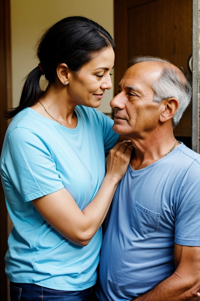 Want to create a photo of my mom and her dad