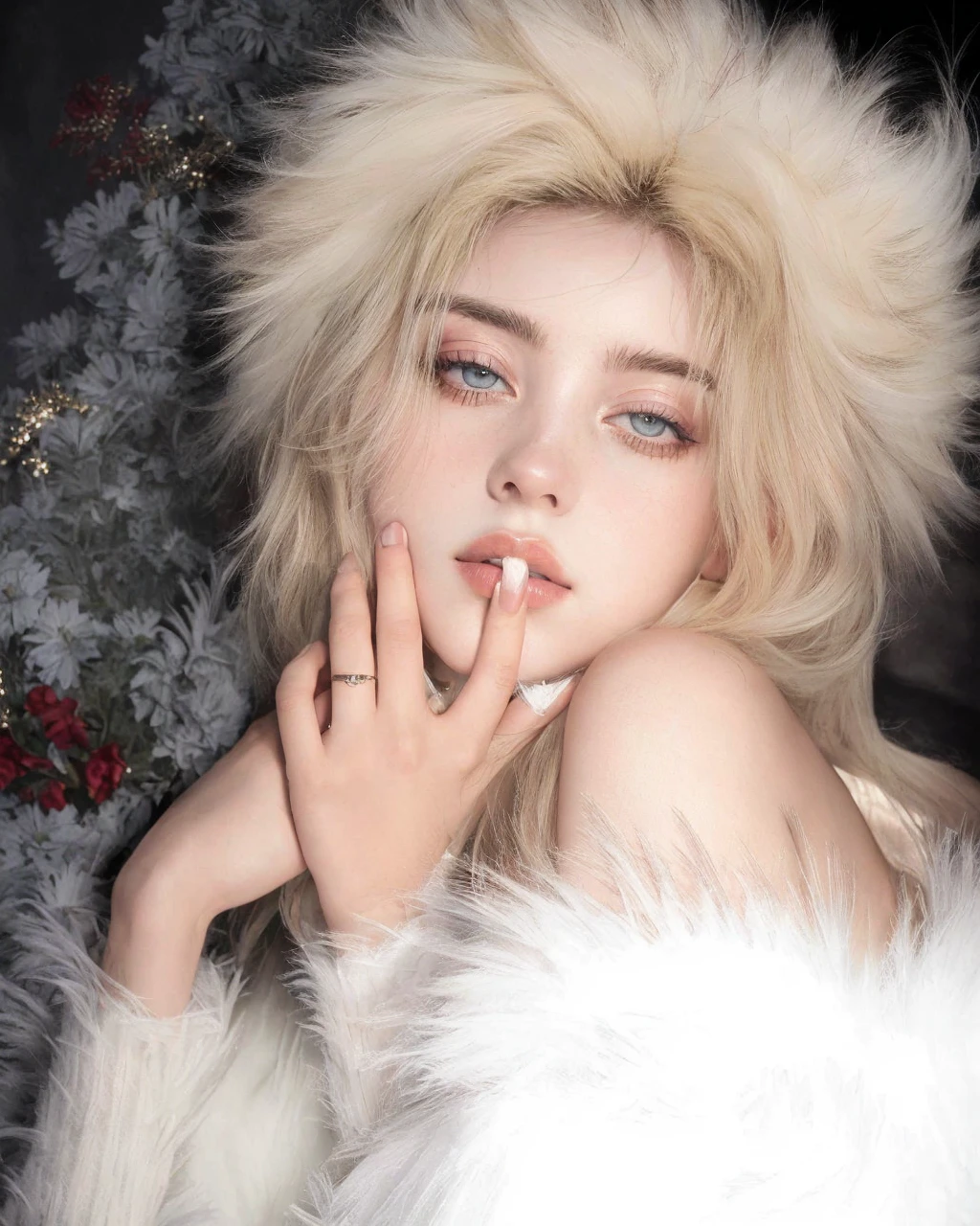 high detail photo of 1girl billieeilish,, professional, photography, excellent lighting, impeccable, precision, rich colors, deep shadows, clarity, high-resolution, razor-sharp, composition, light and shadow, timeless beauty, captivated, artistry, craftsmanship, elegance, sophistication, exquisite, details, atmosphere, balance, masterful, technique, expertly captured, stunning, visual impact, top-quality, compelling, professional-grade, aesthetics, flawless, remarkable, perfection, attention, dynamic, evocative, nuanced, depth, vibrancy, masterclass, breathtaking, awe-inspiring, high-definition, alluring, enchanting, texture, storytelling, mesmerizing, cinematic, elite, artistry.
