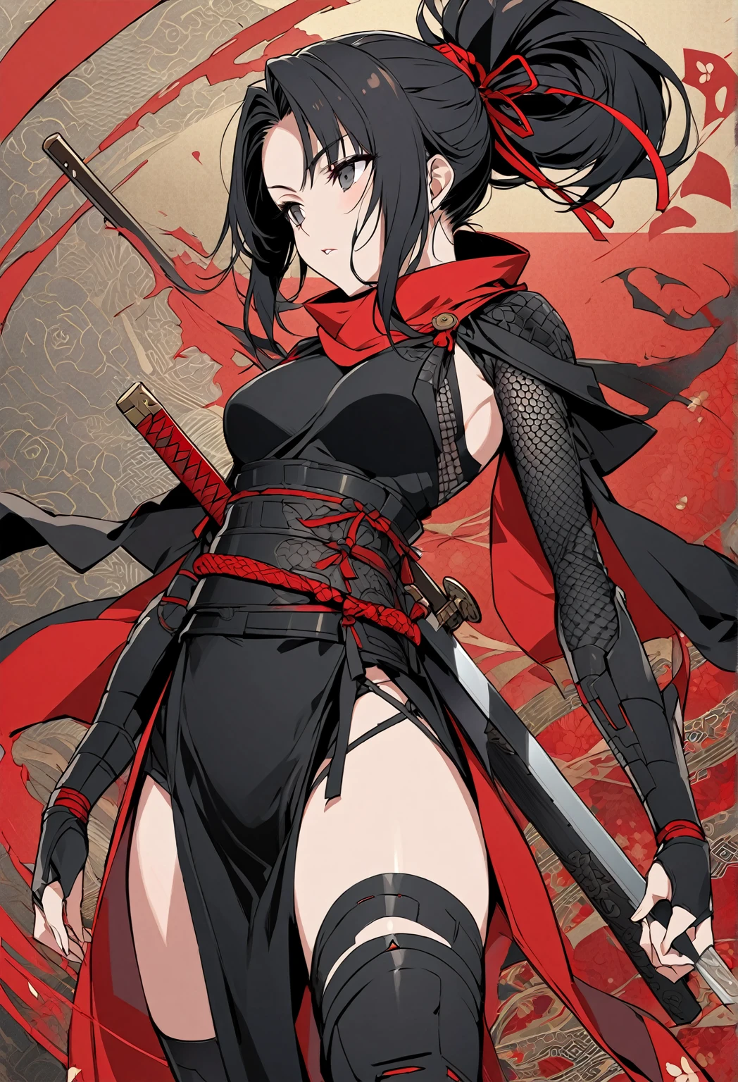 Kunoichi、Female Ninja、Hardcore、Nipples、Raped by a male ninja、Blowjob、Penis insertion、Pussy、Covered in semen、mole、Girl、Girl、Short、Younger、Baby Face、flat chest、Displeased、knife、Marks of being beaten、Violence、In the ninja house, forest, darkness, etc.、Dynamic Angle、masterpiece、best quality、ultra-detail、scar、Your clothes are torn、There are many male samurai、Sweat
