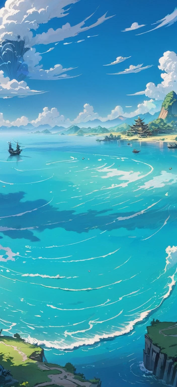 Legendary skin "Sea Scene",Big Akha Sky,Less cloud