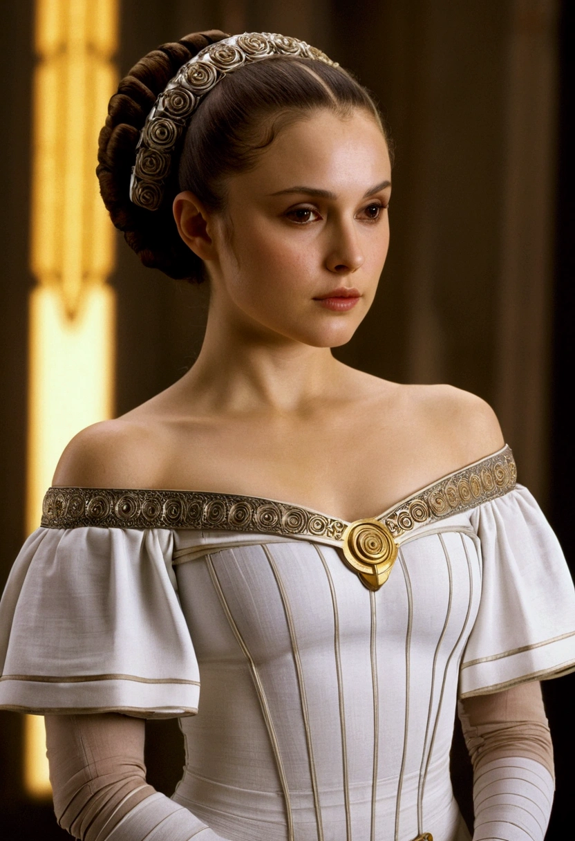 (Emma Watson) Sexy princess Leia Slave outfit, in a dark cave