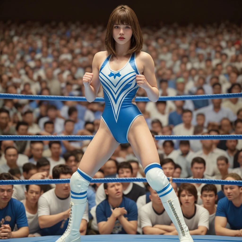 ((Naked))(professional female wrestler),((Locker room after the game)),(Change of clothes),(Clothes taken off),(Fatigue),spot light,shadings
