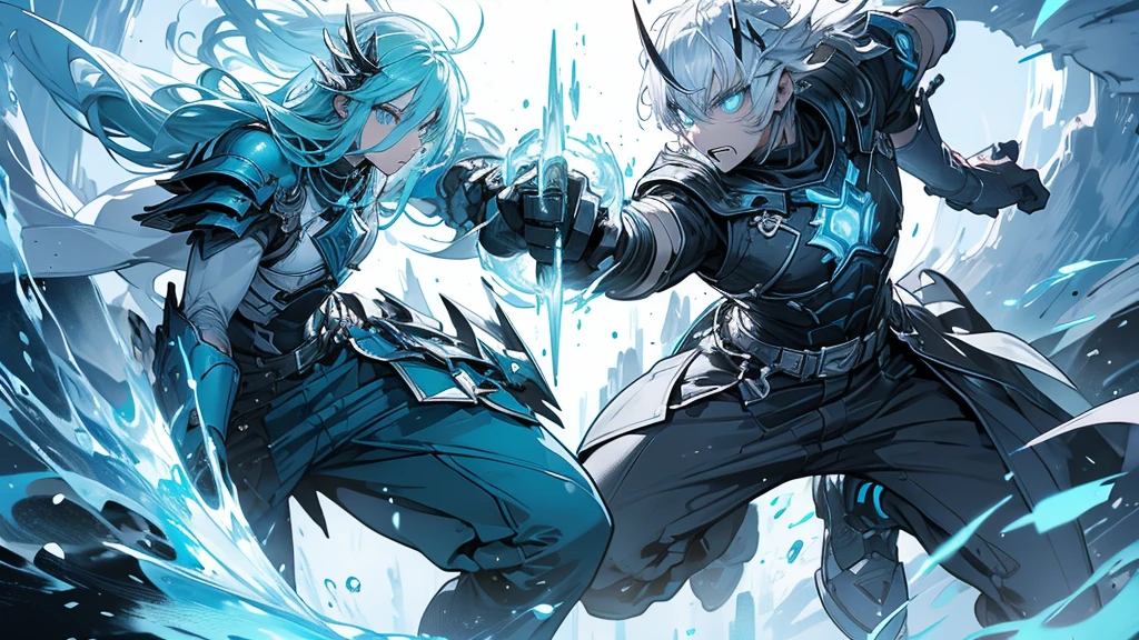 Ice Warrior vs Ice Demon