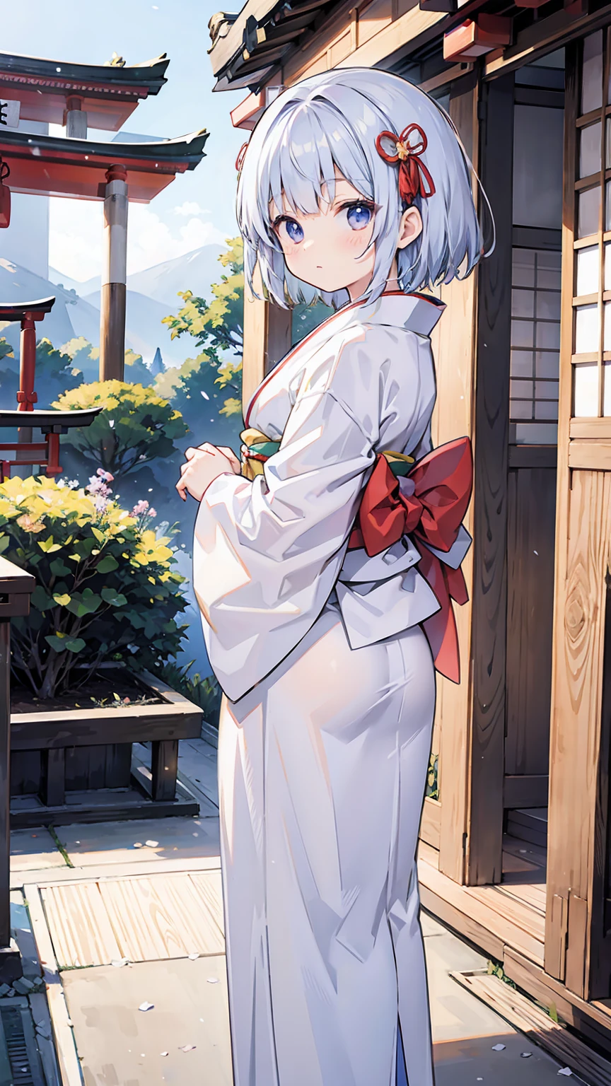 Seiko Matsuzaki,shrine,kimono