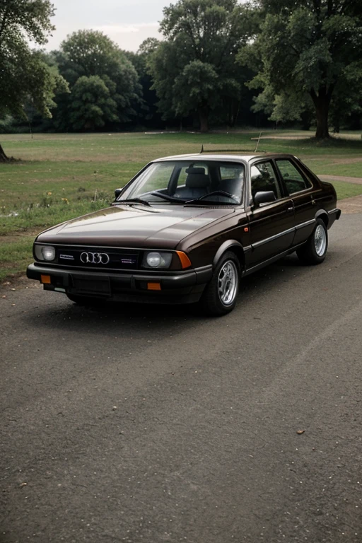 Draw a 1986 Audi 100 C3