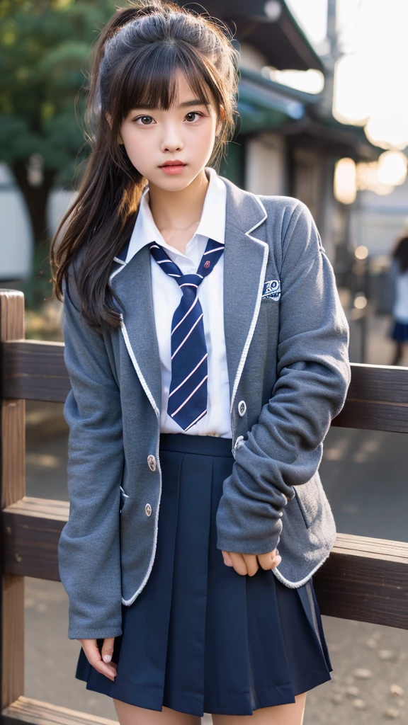 Best Quality, masutepiece, High resolution, top-quality、ultra-detailliert、masterpiece、realisitic、Photo Real、Realistic Schoolgirl、extremely detailed cute girl、Tempting smile、(Wear ultra-realistic pantyhose)、NSFW, High School Girl Japan Girl、((up looking_Down,))、Wear small panties、School uniform、(Skirt lift:1.4)、(Bottomless)、red blush、cparted lips、looking at the viewers、half body photo、(Large crowds)、(Crowded alleys)、Hair above one eye、 beautiful supermodel、On Body, Tindall Effect, Realistic, Shadow Studio, Rim lighting, dual-tone lighting, (High Detail Skins: 1.2), 8K UHD, Digital SLR, Soft light, High quality, Volume Light, Sneak Shots, Photo, High resolution, 4K, 8K, Background blur, Colorful, Vivid colors, shinny skin、Exposed thighs!!!、