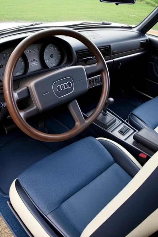 Draw a 1986 Audi 100 C3 orgasm