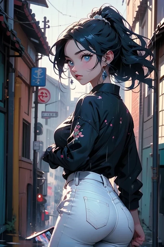 holding a phone