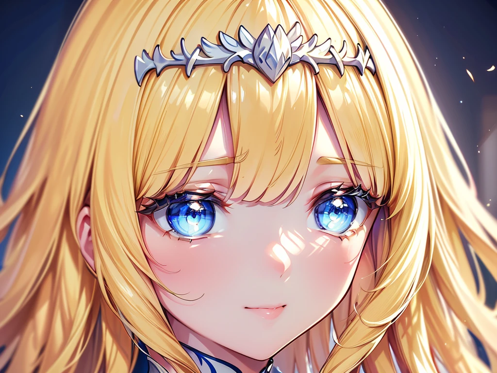 (best quality,4k,8k,highres,masterpiece:1.2),ultra-detailed,realistic,photorealistic:1.37,portraits,(lora:MorikuraEnStyle:1),beautiful detailed eyes,beautiful detailed lips,extremely detailed eyes and face,longeyelashes,medium:illustrations,serene,,peaceful background,feminine appearance,downcast eyes,smooth hair,gentle smile,candid portrait,soft lighting,clean lines,vibrant colors,  1girl,solo, calca, blonde hair, ,( extremely long hair), very long hair, extra long hair, white tiara, white dress, blue eyes,Calca Bessarez, medium breast,Calca, upper body, in luxurious room