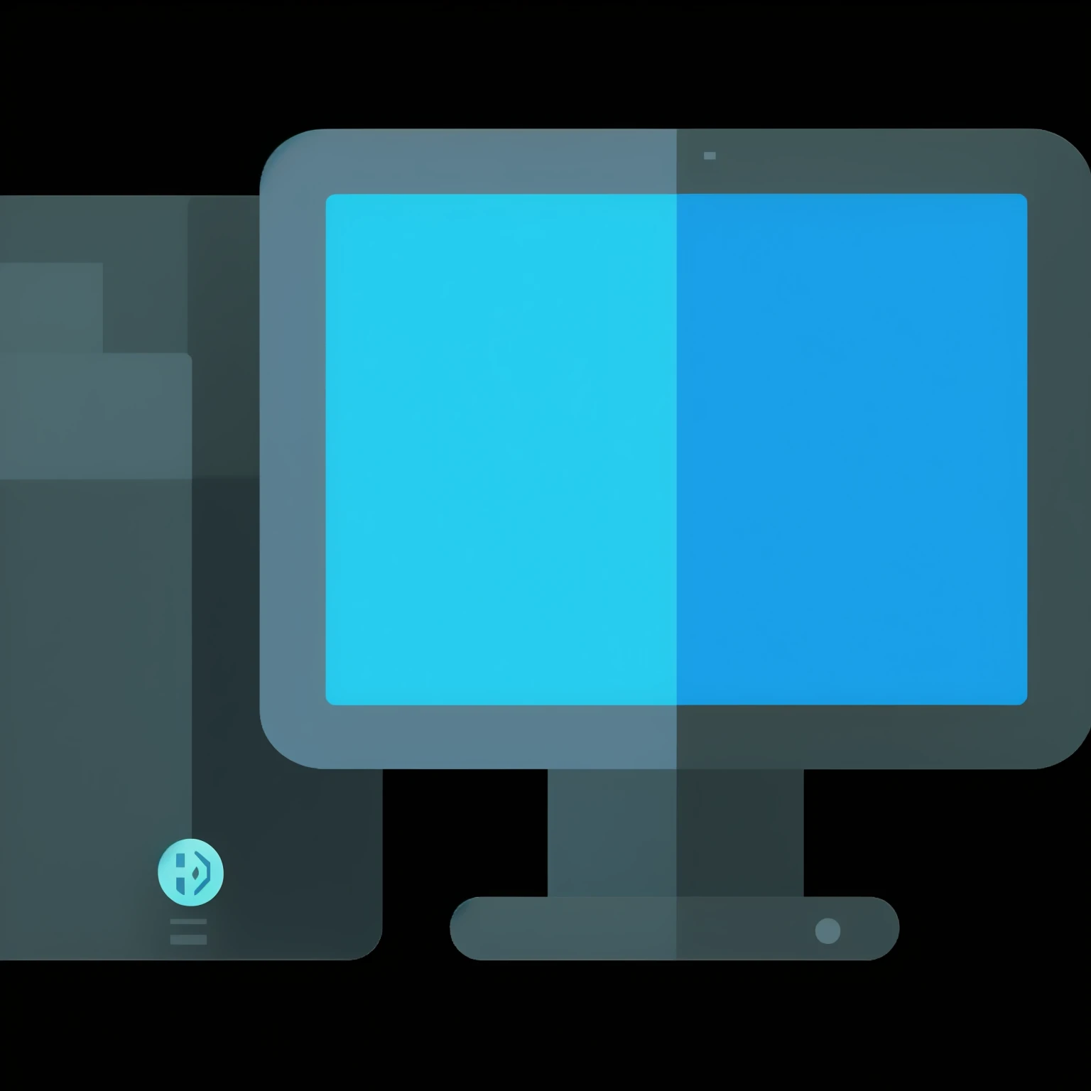 pc icon, icon, Modern
