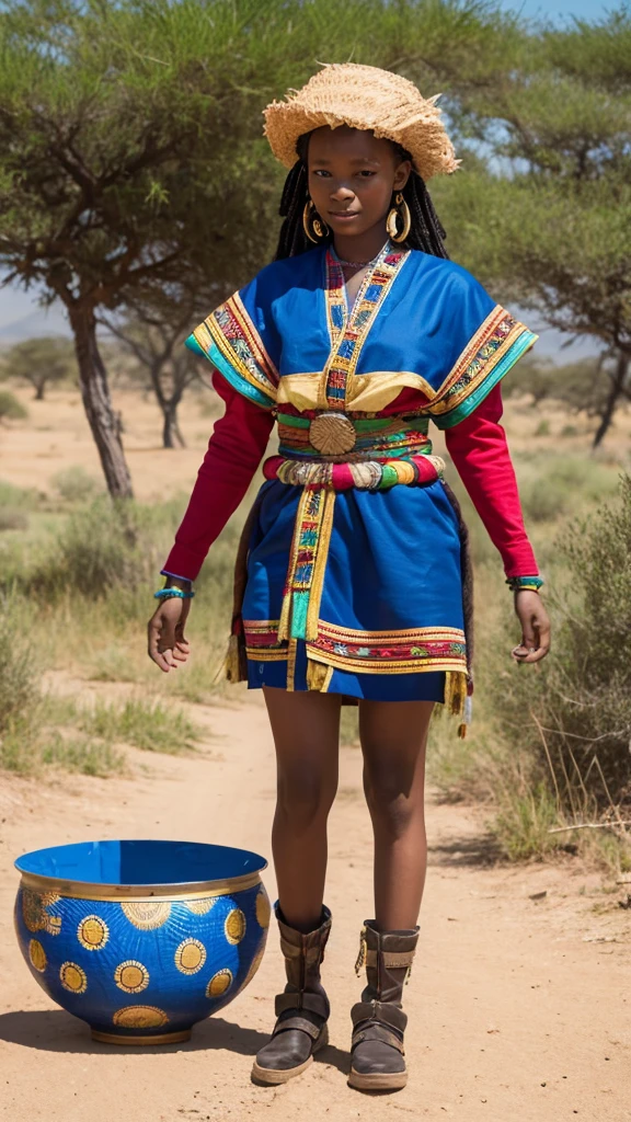 African steppe