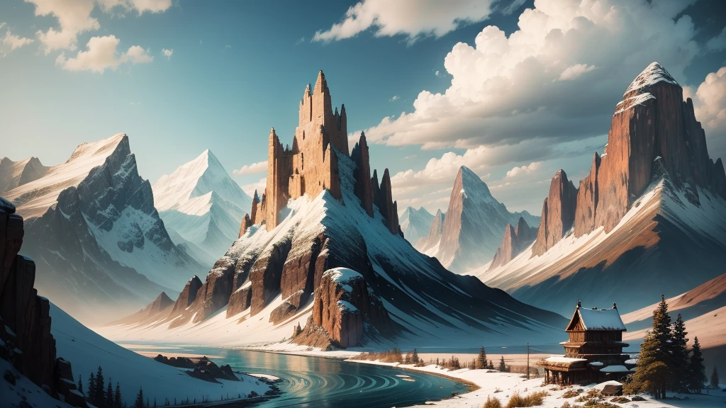Long time ago, in a time when mountains reached to the sky and rivers whispered ancient secrets, stood the mountain of Integrity