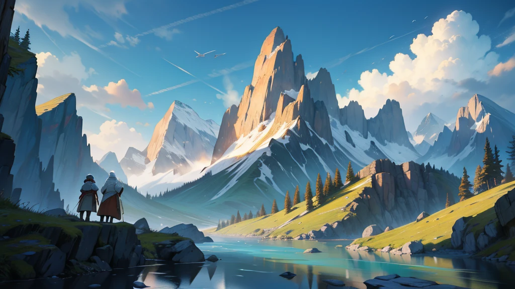Long time ago, in a time when mountains reached to the sky and rivers whispered ancient secrets, stood the mountain of Integrity