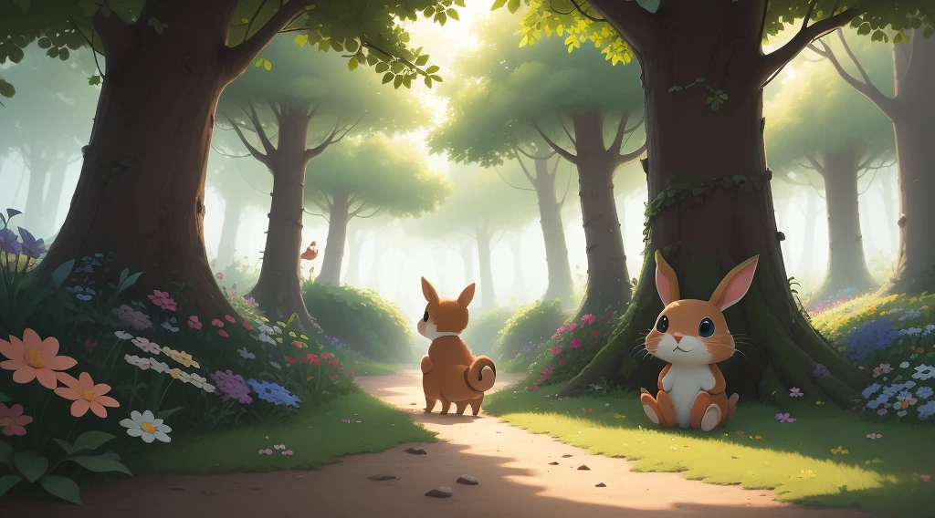 The first paragraph：The wonderful dream of the little rabbit

On a beautiful spring，There is a cute little bunny called Xiao Bomb。One night，The little rabbit goes to bed and gets ready for bed，He closes his eyes，Drift off to sleep。In a dream，Xiao Bang found himself in a magical garden。

Second paragraph：Lost little bunnies

Little Bullet runs excitedly in the Garden of Dreams，He saw colorful flowers and cute critters。He was attracted to a tall tree in the garden，He wanted to go up and see more beautiful scenery。But，When he climbed the back of the tree，He was lost。

Third paragraph：An encounter of friendship

Xiao Bang is anxious for getting lost，sudden，He saw another little rabbit called Little Jump。Little Jump saw that Little Bullet was lost，Walked over。"Hello！My name is Little Jump，Who are you?？Xiao Fang replied happily："I'm a small bullet，I got lost after coming to this dream garden。Xiao Jump said with a smile："Don't worry，I am familiar with this garden，Let's find our way home together！”

Fourth paragraph：The secret of the marvelous garden

Little Bounce and Little Jump explore the garden together，They saw all kinds of beautiful flowers and friendly critters。in the center of the garden，They found a special flower。When they approach，The flowers suddenly twinkled，Make great music。Flowers told them：This garden belongs to all the happy little animals，As long as you carry joy and friendship，You can play in this garden forever。

Little Bounce and Little Jump were very happy to hear the news，They danced happily。on the garden，They made more friends，Play together、Sing songs and share stories。Time flies quickly，The sky gradually brightened。

When small bounces and small jumps wake up，They still felt that joy and friendship。They know，Whether in a dream or in a waking world，Just with joy and friendship，They can create their own dream garden。
