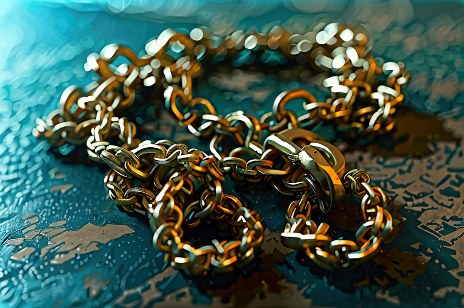 hostage to the Ottoman Empire. sclaves, chains