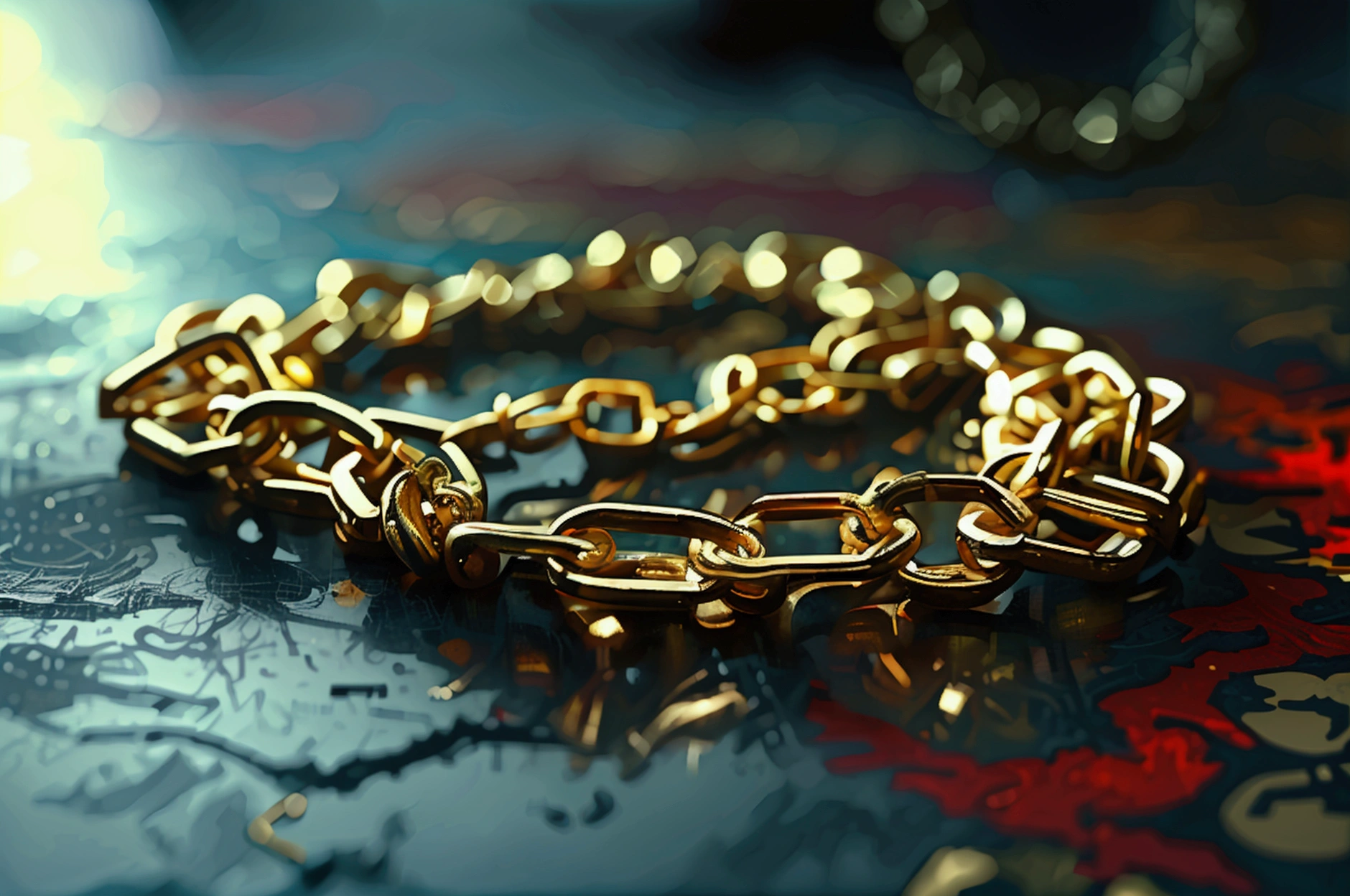 hostage to the Ottoman Empire. sclaves, chains